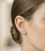 Small cross earrings