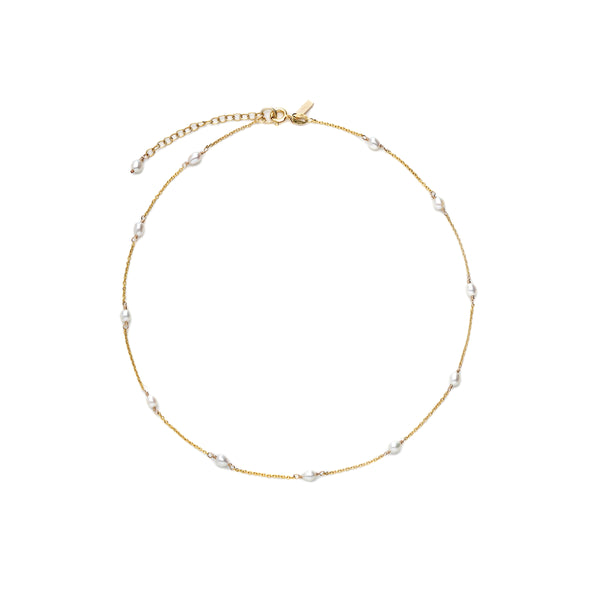 Gemma pearl necklace