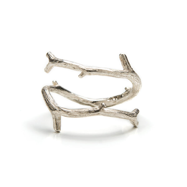 Twig spiral ring