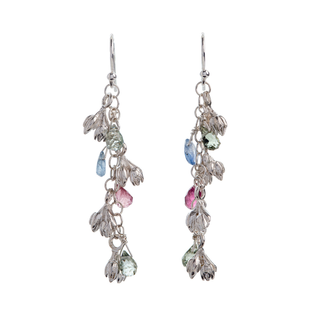 Floret cascade earrings