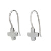 Small cross earrings
