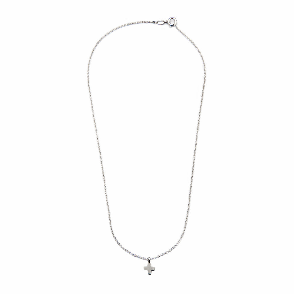 Small cross necklace